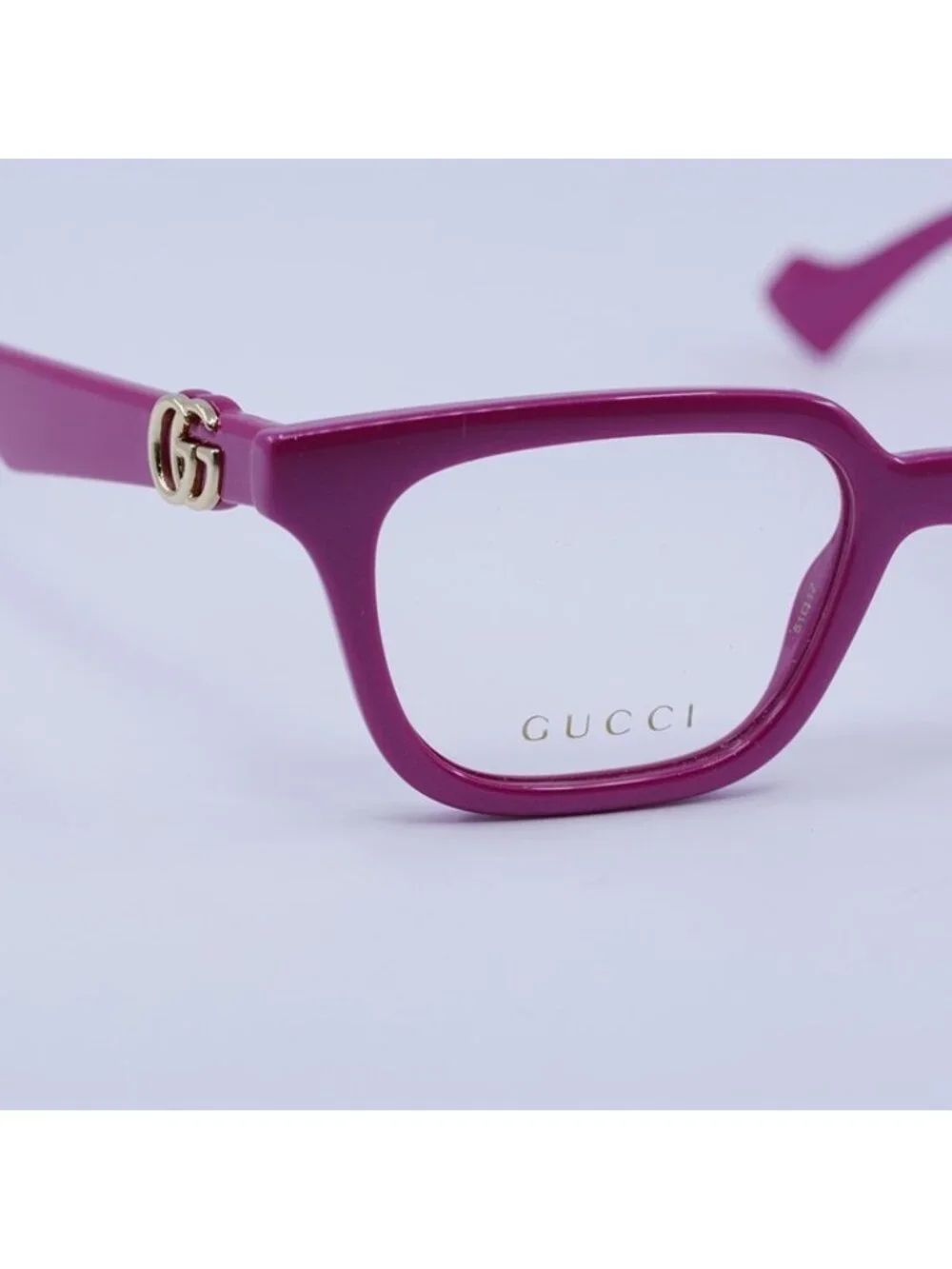 Gucci GG1536O 010 Eyeglasses Red 51mm Square Frame